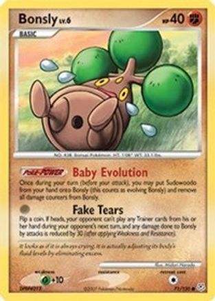 Bonsly (71/130) [Diamond & Pearl: Base Set] - Trinity Hobby