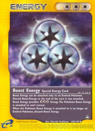 Boost Energy (145/147) [Aquapolis] - Trinity Hobby