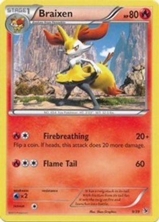 Braixen (9/39) [XY: Kalos Starter Set] - Trinity Hobby