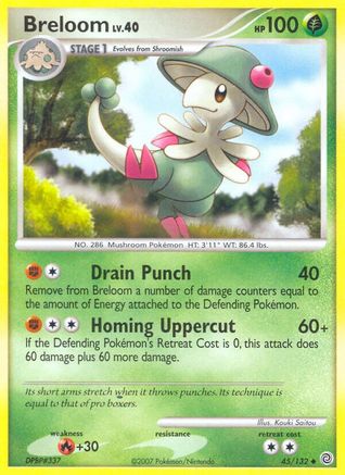 Breloom (45/132) [Diamond & Pearl: Secret Wonders] - Trinity Hobby