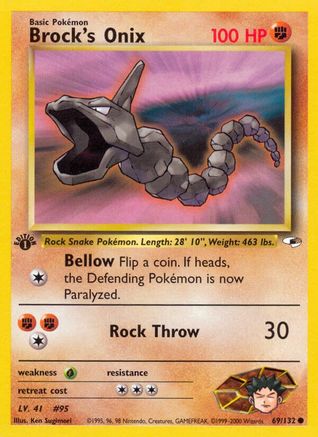 Brock's Onix (69/132) [Gym Heroes Unlimited] - Trinity Hobby