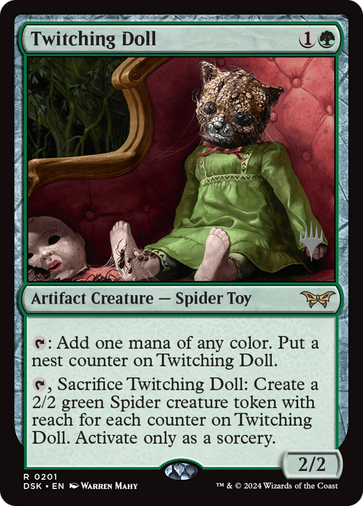 Twitching Doll (Promo Pack) [Duskmourn: House of Horror Promos] - Trinity Hobby