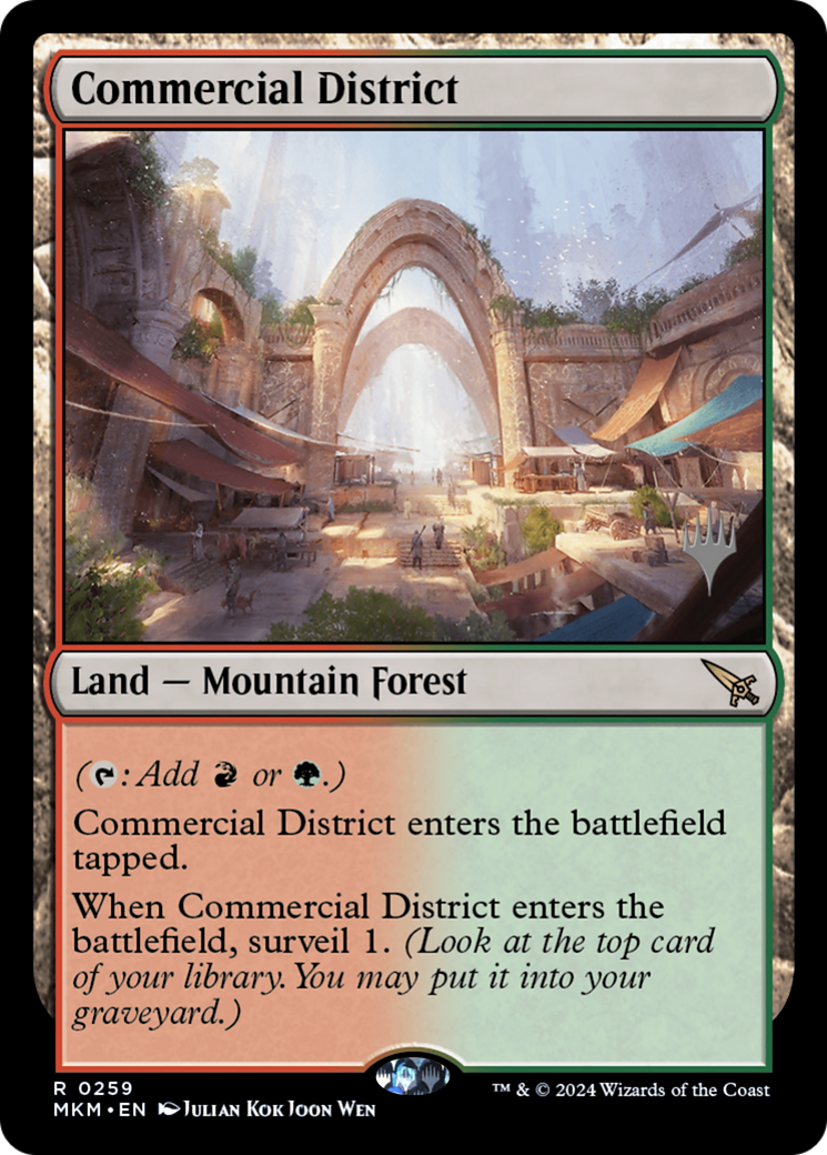 Commercial District (Promo Pack) [Murders at Karlov Manor Promos] - Trinity Hobby