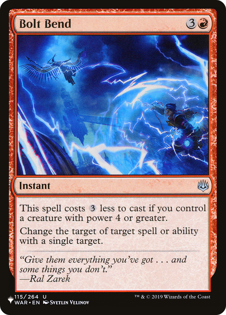 Bolt Bend [The List] - Trinity Hobby