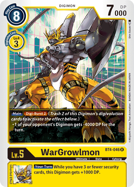 WarGrowlmon [BT4-046] [Great Legend] - Trinity Hobby