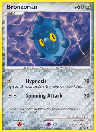 Bronzor (54/99) [Platinum: Arceus] - Trinity Hobby