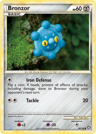 Bronzor (58/102) [HeartGold & SoulSilver: Triumphant] - Trinity Hobby
