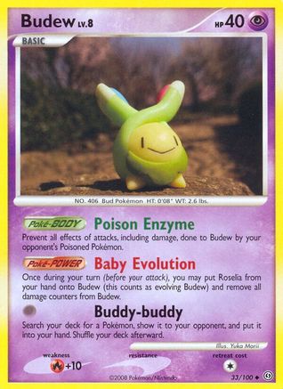Budew (33/100) [Diamond & Pearl: Stormfront] - Trinity Hobby