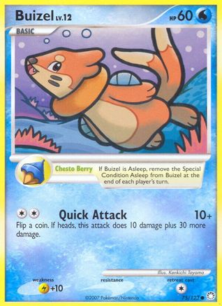 Buizel (75/123) [Diamond & Pearl: Mysterious Treasures] - Trinity Hobby