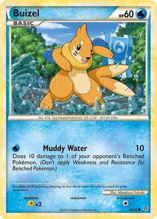 Buizel (45/95) [HeartGold & SoulSilver: Unleashed] - Trinity Hobby