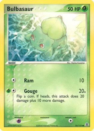Bulbasaur (55/112) [EX: FireRed & LeafGreen] - Trinity Hobby