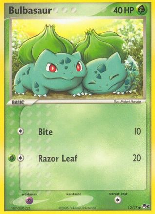 Bulbasaur (12/17) [POP Series 2] - Trinity Hobby