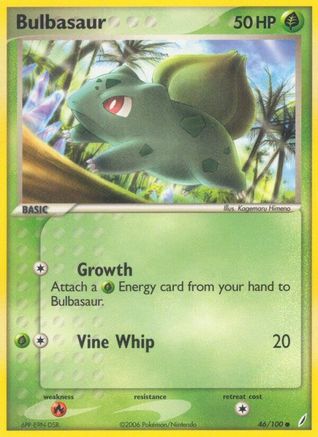 Bulbasaur (46/100) [EX: Crystal Guardians] - Trinity Hobby