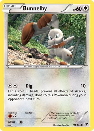 Bunnelby (111/146) [XY: Base Set] - Trinity Hobby