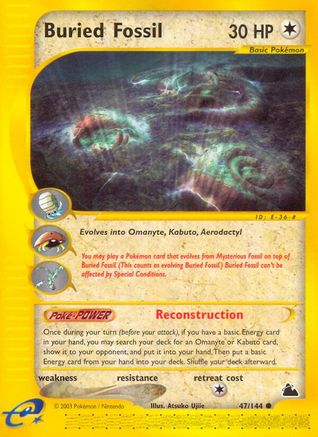 Buried Fossil (47/144) [Skyridge] - Trinity Hobby