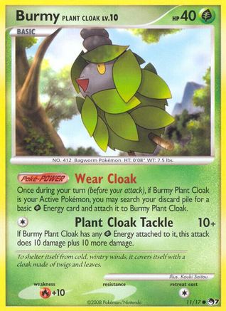 Burmy Plant Cloak (11/17) [POP Series 7] - Trinity Hobby