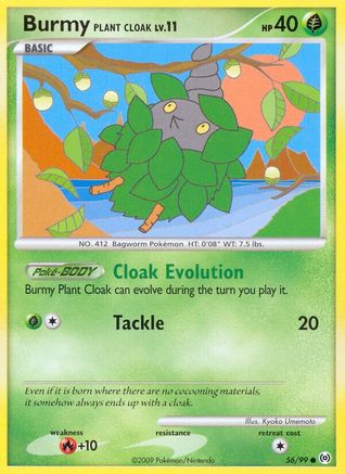Burmy Plant Cloak (56/99) [Platinum: Arceus] - Trinity Hobby