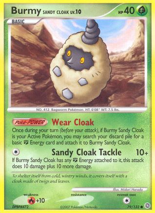 Burmy Sandy Cloak (79/132) [Diamond & Pearl: Secret Wonders] - Trinity Hobby