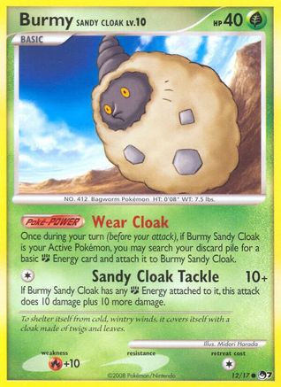 Burmy Sandy Cloak (12/17) [POP Series 7] - Trinity Hobby