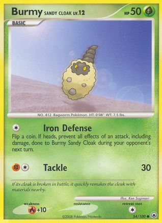 Burmy Sandy Cloak (54/100) [Diamond & Pearl: Majestic Dawn] - Trinity Hobby