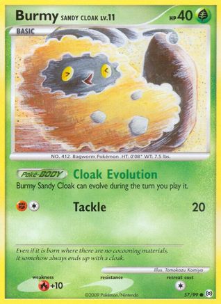 Burmy Sandy Cloak (57/99) [Platinum: Arceus] - Trinity Hobby