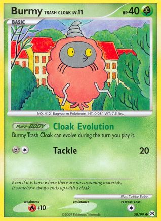 Burmy Trash Cloak (58/99) [Platinum: Arceus] - Trinity Hobby