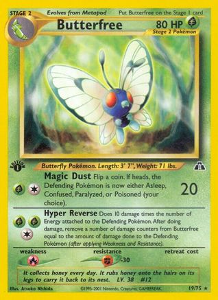 Butterfree (19/75) [Neo Discovery 1st Edition] - Trinity Hobby