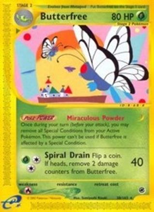 Butterfree (38/165) [Expedition: Base Set] - Trinity Hobby