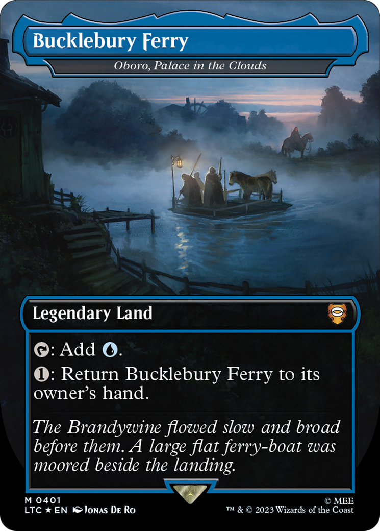 Bucklebury Ferry - Oboro, Palace in the Clouds (Surge Foil Realms and Relics) [The Lord of the Rings: Tales of Middle-Earth Commander] - Trinity Hobby