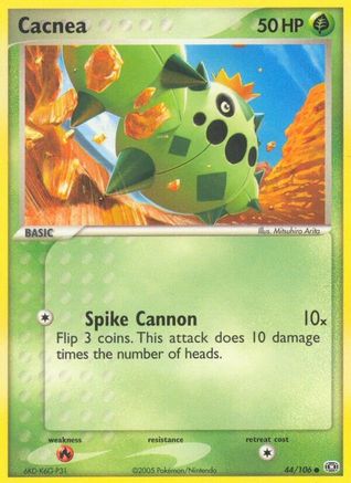 Cacnea (44/106) (Stamped) [EX: Emerald] - Trinity Hobby