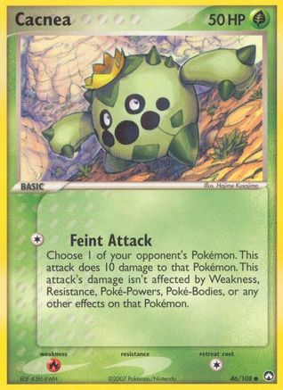 Cacnea (46/108) (Stamped) [EX: Power Keepers] - Trinity Hobby