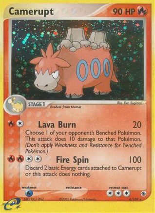 Camerupt (4/109) [EX: Ruby & Sapphire] - Trinity Hobby