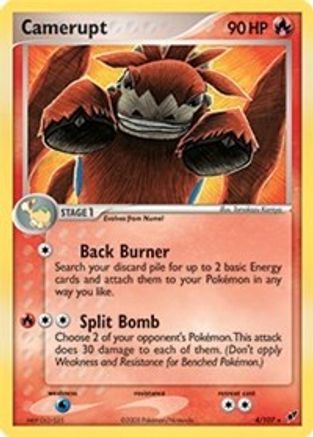 Camerupt (4/107) (Theme Deck Exclusive) [EX: Deoxys] - Trinity Hobby