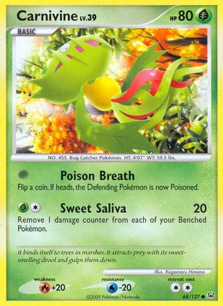 Carnivine (68/127) [Platinum: Base Set] - Trinity Hobby