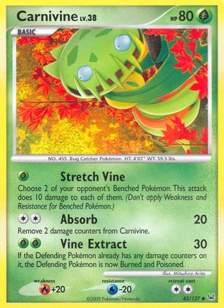 Carnivine (43/127) [Platinum: Base Set] - Trinity Hobby