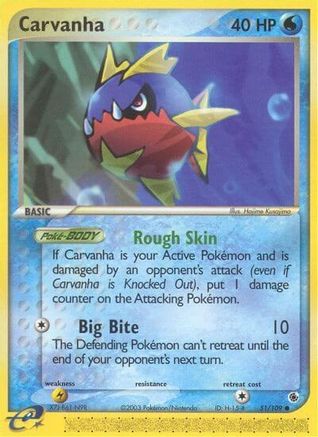 Carvanha (51/109) [EX: Ruby & Sapphire] - Trinity Hobby