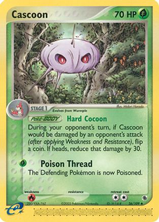 Cascoon (26/109) [EX: Ruby & Sapphire] - Trinity Hobby