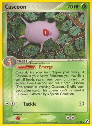 Cascoon (30/92) [EX: Legend Maker] - Trinity Hobby