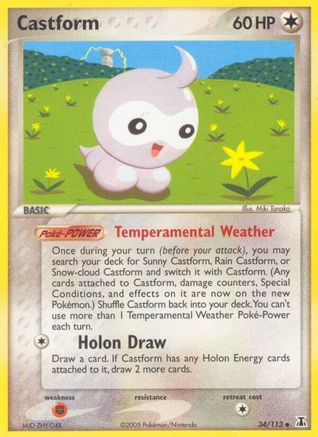 Castform (34/113) [EX: Delta Species] - Trinity Hobby
