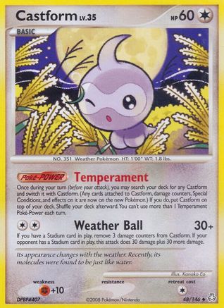 Castform (48/146) [Diamond & Pearl: Legends Awakened] - Trinity Hobby