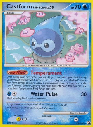 Castform Rain Form (49/146) [Diamond & Pearl: Legends Awakened] - Trinity Hobby