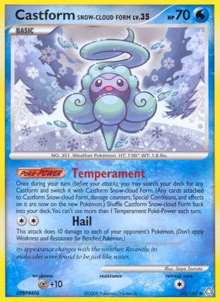 Castform Snow-cloud Form (50/146) [Diamond & Pearl: Legends Awakened] - Trinity Hobby
