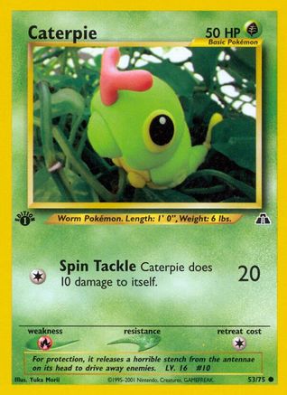 Caterpie (53/75) [Neo Discovery Unlimited] - Trinity Hobby