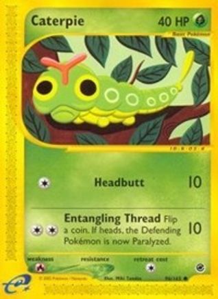 Caterpie (96/165) [Expedition: Base Set] - Trinity Hobby