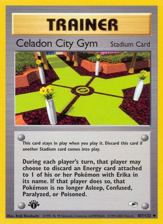 Celadon City Gym (107/132) [Gym Heroes 1st Edition] - Trinity Hobby