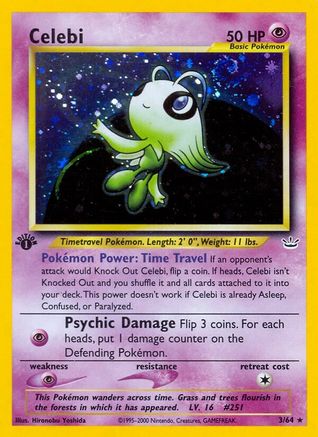 Celebi (3/64) [Neo Revelation 1st Edition] - Trinity Hobby