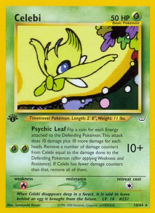 Celebi (16/64) [Neo Revelation 1st Edition] - Trinity Hobby