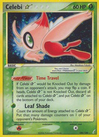 Celebi Star (100/100) [EX: Crystal Guardians] - Trinity Hobby