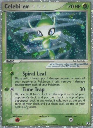 Celebi ex (117/115) [EX: Unseen Forces] - Trinity Hobby