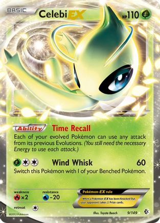 Celebi EX (9/149) [Black & White: Boundaries Crossed] - Trinity Hobby